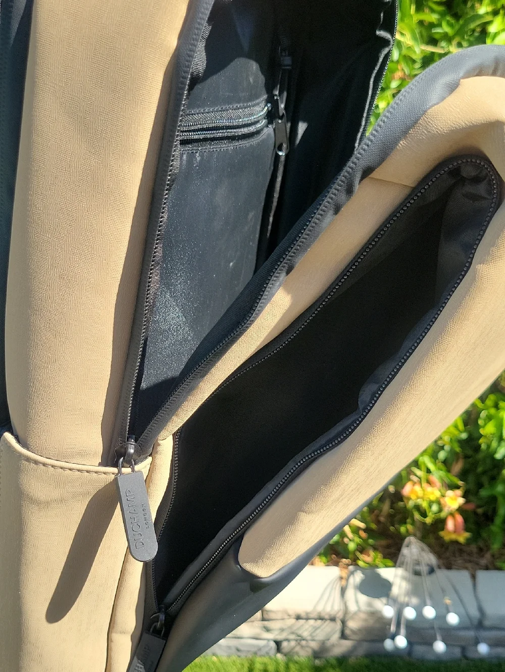 Duchamp Rubberized Snow Minimalist Laptop Backpack